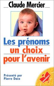 Cover of: Les prénoms