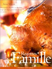 Cover of: Recettes de famille by 