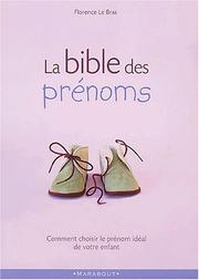 Cover of: La Bible des prénoms