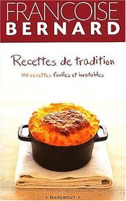 Cover of: Recettes de tradition