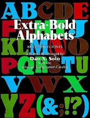 Extra-bold alphabets by Dan X. Solo
