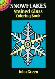 Cover of: Snowflakes Stained Glass Coloring Book