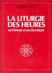 Cover of: La liturgie des heures