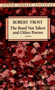Cover of: The road not taken, and other poems by Robert Frost