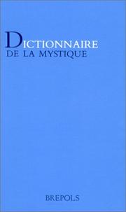 Cover of Dictionnaire de la Mystique