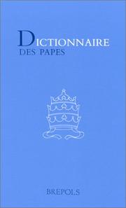 Cover of: Dictionnaire des papes by 
