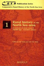 Cover of: Rural History in the North Sea Area: A State of the Art (Comparative Rural History of the North Sea Area 1) (Comparative Rural History of the North Sea ... Rural History of the North Sea Area)