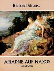 Cover of: Ariadne auf Naxos in Full Score by Richard Strauss