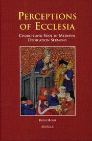 Cover of: Perceptions of Ecclesia by Ruth Horie