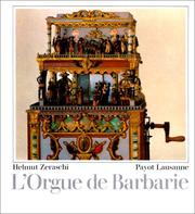 Cover of: Orgue de barbarie by H. Zerashi