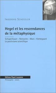 Cover of: Hegel et les Rescendances de la métaphysique