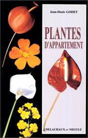 Cover of: Plantes d'appartement by Jean-Denis Godet