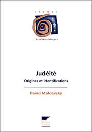 Cover of: Judéité : Origines et identifications