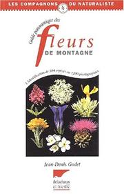 Cover of: Les fleurs de montagne by Jean-Denis Godet