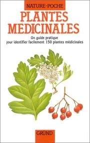 Cover of: Plantes médicinales