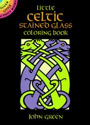 Cover of: Little Celtic Stained Glass Coloring Book
