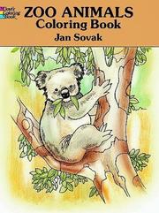 Cover of: Zoo Animals Coloring Book by Jan Sovak