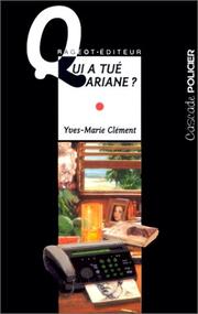 Cover of: Qui a tué Ariane?