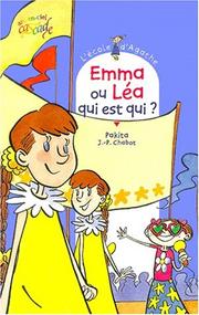 Cover of: Emma ou Léa, qui est qui?