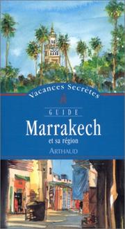 Cover of: Marrakech et sa région