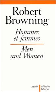 Cover of: Hommes et femmes =: Men and women  by Robert Browning