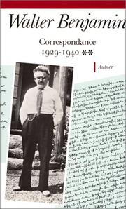 Cover of: Correspondance