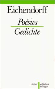 Cover of: Poèsies =: [Gedichte]