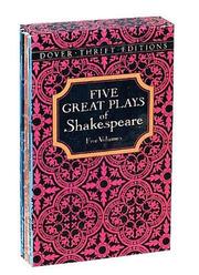 Cover of: Five Great Plays of Shakespeare