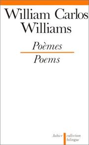 Cover of: Poèmes by William Carlos Williams, Jacqueline Saunier-Ollier