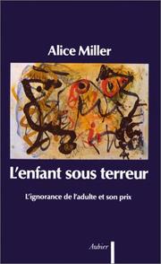 Cover of: L'enfant sous terreur