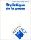 Cover of: Stylistique de la prose