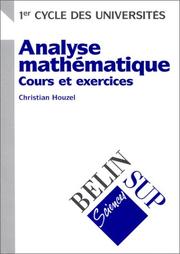 Cover of: Analyse mathématique (cours et exercices)