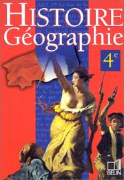 Cover of: Histoire-Géographie 4e (livre de l'élève) by Rémy Knafou