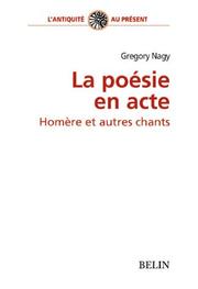 Cover of: La poesie en acte