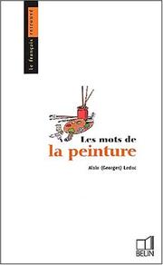 Cover of: Les Mots de la peinture