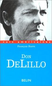 Cover of: Don Delillo