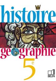 Cover of: Histoire géographie, 2000 (livre de l'élève)