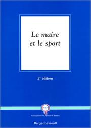 Cover of: Le Maire et le sport, 2ème édition