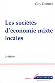 Cover of: Les Sociétés d'économie mixte locales