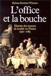 Cover of: L'office et la bouche