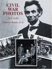 Cover of: Civil War photo postcards by Mathew B. Brady