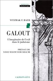 Cover of: Galout, l'imaginaire de l'exil dans le judaïsme