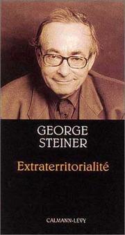 Cover of: Extraterritorialité
