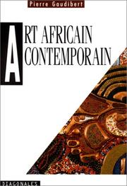 Cover of: Art africain contemporain