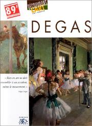 Cover of: Degas