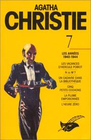 Cover of: Agatha Christie, tome 7  by Agatha Christie, Jean-Jacques Schléret