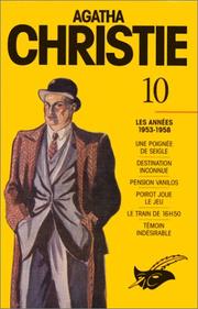 Cover of Agatha Christie. 10, Les années 1953-1958