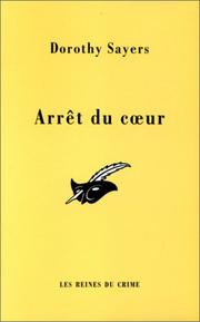 Cover of: Arrêt du coeur by Dorothy L. Sayers