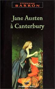 Cover of: Jane Austen à Canterbury by Stéphanie Barron