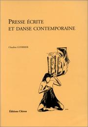 Cover of: Presse écrite et danse contemporaine